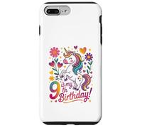9 Is My 9th Birthday Unicorn Rainbow Magic Case for iPhone 7 Plus/8 Plus