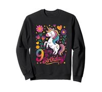 9 Is My 9th Birthday Unicorn Rainbow Magic Sweatshirt