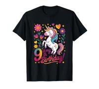 9 is My 9th Birthday Unicorn Rainbow Magic T-Shirt