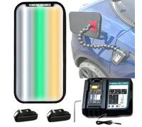 9 LED Car Dent Lamp 3 Strips Line Board Paintless Dent Repair Tool Car Dent Light Board Car Dent Tools LED Light Dent Recognition Light Board