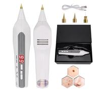 9 Level Plasma Pen for Eyelid Tightening and Wrinkle Removal, Fibroblast Wrinkle Spot Tattoo Mole Removal Tool Dark Spot Remover, LCD Screen, USB Rechargeable