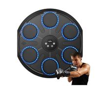 9 Level Speed Mode Adjustment Music Boxing Machine, Bluetooth Musical Boxing Machines with Boxings Gloves, Wall Mounted Punching Machines, for Men Women Kids (D)