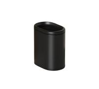 9 Liter Capacity Metal Garbage Bin with Removable Plastic Inner Bucket,Slim Rectangle Trash Bin,for Kitchen,Office(Black)
