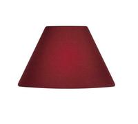 9" Luxury Cotton Textured Fabric Coolie Light Shade Purpose Table Floor Ceiling Practical & Eye Caring Lampshade Red