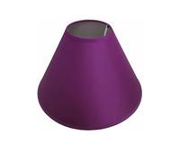 9" Luxury Cotton Textured Fabric Coolie Light Shade Purpose Table Floor Ceiling Practical & Eye Caring Lampshade Aubergine