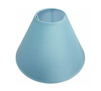 9" Luxury Cotton Textured Fabric Coolie Light Shade Purpose Table Floor Ceiling Practical & Eye Caring Lampshade Light Blue