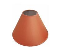 9" Luxury Cotton Textured Fabric Coolie Light Shade Purpose Table Floor Ceiling Practical & Eye Caring Lampshade Terracotta