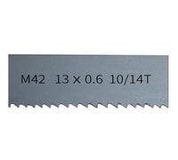 9";M42 Bi-Metal 1/2" Band Saw Blades. 1510, 1511, 1570, 1575mm x 13 x 0.6mm With 6, 14Tpi. Bandsaw Blade Cutting Hardwood, Metal (Color : 10-14Tpi, Size : 1510mm)