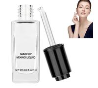 9 ml Makeup Mixing Liquid,Waterproof Clear Mix Makeup Dilution,Cosmetic Thinner,Foundation Blender,Prolong Ma/keup Durability Color Enhancer Mix,Eyeshadow & Mascara Activator,Revives Dry Cosmetics