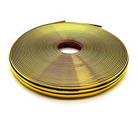 9 mm Chrome Trim Strip Gold Decoration Detail Edging Styling Moulding Self Adhesive for Car Van Boat Home Decor (20 metres)