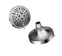 9 Modes Adjustable Shower Head Flexible Swivel Ball Waterfall Shower for Bathroom High Pressure Handheld Showerhead Easy Installation Spa Experience