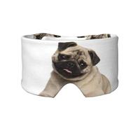 9 Month Old Pug Puppy, Full Eye Covers Light Blocking Eye Mask Sleep Eye and Ear Muffs