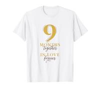 9 months Together Funny Romantic 9th Month Anniversary T-Shirt