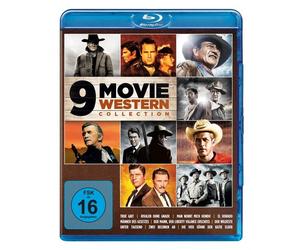 9 MOVIE WESTERN COLLECTION-VOL.1 - KIRK DOUGLAS,JOHN WAYNE, 3 BLU-RAY NEW
