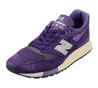 (9) New Balance 998 Made In Usa Unisex Trainers in Plum Purple