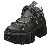 (9) New Rock M-wall106nsport-v3 Vegan Unisex Platform Boots in Black