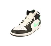 Jordan Nike Air 1 Mid Men's Shoes Black/Fire Red-White DQ8426-060, White/Green Glow-black, 9 UK