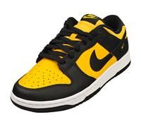 (9) Nike Dunk Low Mens Fashion Trainers in Black Yellow