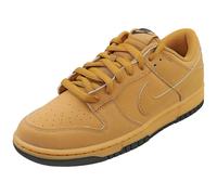 44 Nike Nike Dunk Retro Low Sneaker, Wheat/wheat-gum Yellow-black