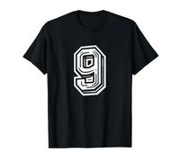 9 - "Nine Wins - Back White Number 9 for Sports Teams Value Graphic T-Shirt