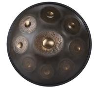 9 Notes Handpan In D Minor 22in/56cm, Steel Hand Drum With Soft Bag, 22" (56cm) 9 Notes (d3 A Bb C D E F G A), For Music Enthusiast & Beginners, Laser Engraving