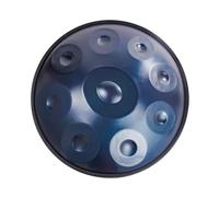 9 Notes Handpan in D Minor 440Hz Instrument for Adults Steel Hand Drum Set 10 Notes Hand Pan Drum with Handpan Bag Mallets Stand and Dust-Free Cloth (Color : Blue, Size : 9 notes)