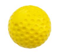 9 or 12 inch Baseball Softball PU Dimpled Ball for Pitching Machines Designed for Effective Batting Practice and Training Use (9 inch Yellow)