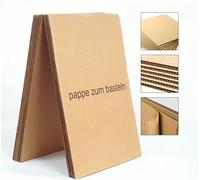 9 Pack A3 Corrugated Cardboard Sheets - Thick Kraft Card for DIY, Craft Projects & Protective Packaging | Sturdy Brown Craft Board for Postal Parcels, Art Creations, Home Storage