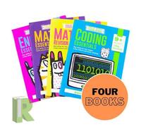 9+ Pack - Coding Essentials, English Essentials, Maths Essentials & Maths Revision (Essential Workbooks Pack 9+)