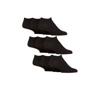 Gentle Grip 9 Pack Mens Diabetic Trainer Socks Extra Wide Socks for Swelling (UK, Numeric, 12, 14, Regular, Regular, Black)