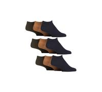 9 Pack Diabetic Trainer Socks, Swollen Feet Wide Ankle Socks SOCKSHOP Gentle Grip Multi 6-11
