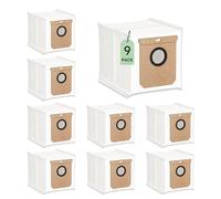9 Pack Dust Bag Replacement for Eufy L50 SES, L60 SES for Conga Home 10000/8090 Ultra/ 9090 AI for Haier H9 Plus Vacuum Cleaner
