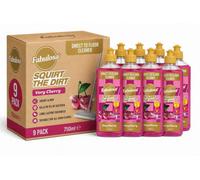 9 Pack Fabulosa Cherry Floor Cleaner 750Ml Squirt The Dirt No Bucket Required
