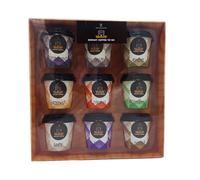 9 Pack Flavoured Instant Coffee Travel Cups - Caramel, Cappucino, Irish Cream, Mocha & More - Gift Set for Women, Men, Coffee Lovers This Christmas