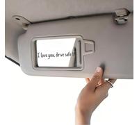 9 Pack I Love You Drive Safe Stickers, Reusable Rearview Mirror Decals with Love Message Waterproof Vinyl Heart Stickers 2025 Novelty Car Interior for Car Laptop Cup Gift Cute Couple Accessories