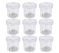 9 Pack Magnifying Insect Container - Clear Observation Viewer, Portable Cage for Science & Nature Exploration, Plastic Bug Catcher Tool