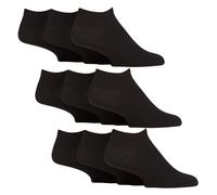 9 Pack Mens Diabetic Trainer Socks | Non Elastic Extra Wide Ankle Socks
