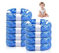 9 Pack Nappy Bin Refill, Diaper Bin Pail 4.5m long, Nappy Bin Bags Refill compatible with Tommee Tippee, Litter Genie, Diaper Genie, Angelcare, Twist & Click and Cat Litter Disposal Buckets