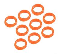 9 Pack Of Nylon Replacement Trimmer Line, 2 0mm Diameter, 126ft For Grass Trimmers And Brush Cutters, For Tough Weeds