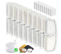 9 Pack Replacement Filters & 9 Pack Replacement Pre-Filter Sponges Filters for PUPERCI Wireless Cat Water Fountain 2.6L Rechageable Cat Fountain Puperci Filter