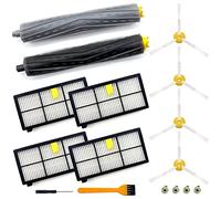 9 Pack Replacement Parts Compatible for iRobot Roomba 800 900 Series 960 860 805 850 980 861 864 866 870 871 880 890 891 981 985 961 Vacuum Cleaner,1 Set Roller Brushes,4 Filters,4 Side Brushes