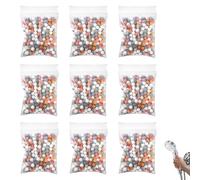 9 Pack Shower Head Beads Refill, Shower Filter Beads, Mineral Balls Negative Ion, Tourmaline Balls, Bio-Active Stone, Lonic Filtration, PH Balance Hard Water Softens Mineral Balls Replacement