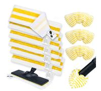 9 Pack Steam Cleaner Pads for Kärcher EasyFix SC2 SC3 SC4 SC5 | Machine Washable Reusable Thick Cleaning Pads with Foot Release Tab