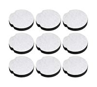 9 Pack Upright Vacuum Filter Compact Lightweight Vacuum Cleaner, Fit for Part 1604896/160-4896 Compatible with Bissell Compatible with PowerForce Vacuum Cleaner Accessories (Color : White)