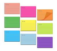 9 Packs to Do List Sticky Notes, 450 Sheets Colorful Self-Stick Notes Memo Pads for Office/School/Home, Desk Organizer Essentials & Planner Accessories (7 x 10 cm)