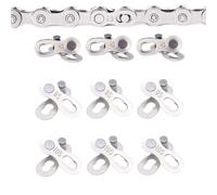 9 Pairs Bicycle Missing Link Reusable Bicycle Chain Connector 6-7-8 9 10 Speed Bike Quick Release Chain for Mountain Road Bike