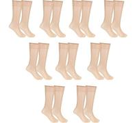 9 Pairs Pop Socks for Women,Sheer Knee High Stockings for Girl Nude Knee High Tights Sheer Nylon Stockings For Women,Ladies Nylon Knee Socks