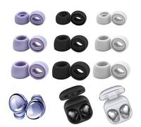 9 Pairs Replacement Eartips for Galaxy Buds Pro, Silicone Earbuds Cap Tips Compatible with Samsung Galaxy Buds Pro SM-R190, Non-Slip Earplugs Washable, 3 Colours, S/M/L Sizes