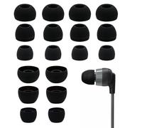 9 Pairs Silicone Earbuds Tips Earphone Replacement Earbud for In-Ear Headphones Noise Isolation Cover Caps 3 Different Size (S/M/L), for 4.5mm to 6mm Diameter Earphones