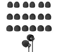 9 Pairs Silicone Replacement Earbud Tips,3 Sizes Black Silicone Earbud Tips,Silicone Earbud Noise Isolation Cover Silicone Earbuds Ear Tips for Premium Noise Isolation(S/M/L)